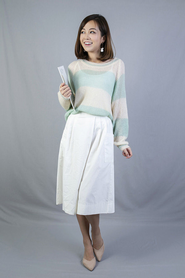 SOFIA LOOSE FIT KNIT PULLOVER (TURQUOISE)