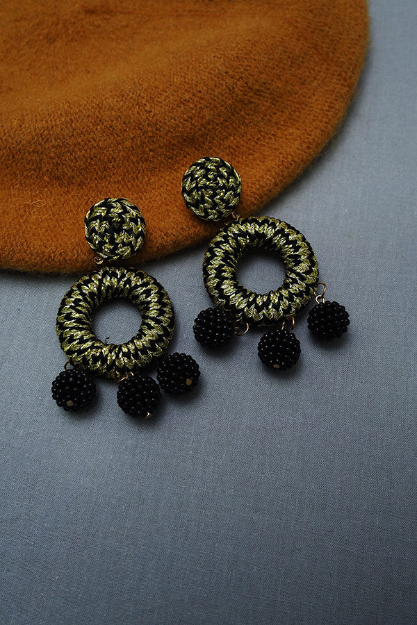 NUSSY BOHEMIAN SPIRAL EARRINGS