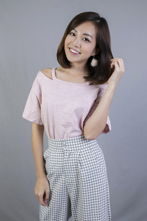 FARNLEY OFF SHOULDER TOP (PINK)