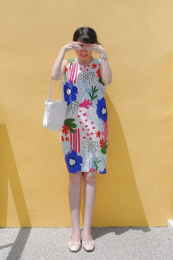 SUMMER FLOWER DRESS (WHITE)