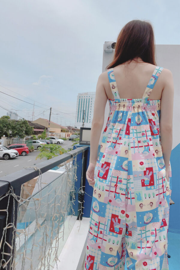 CUTE RABBIT JUMPSUIT (BLUE)
