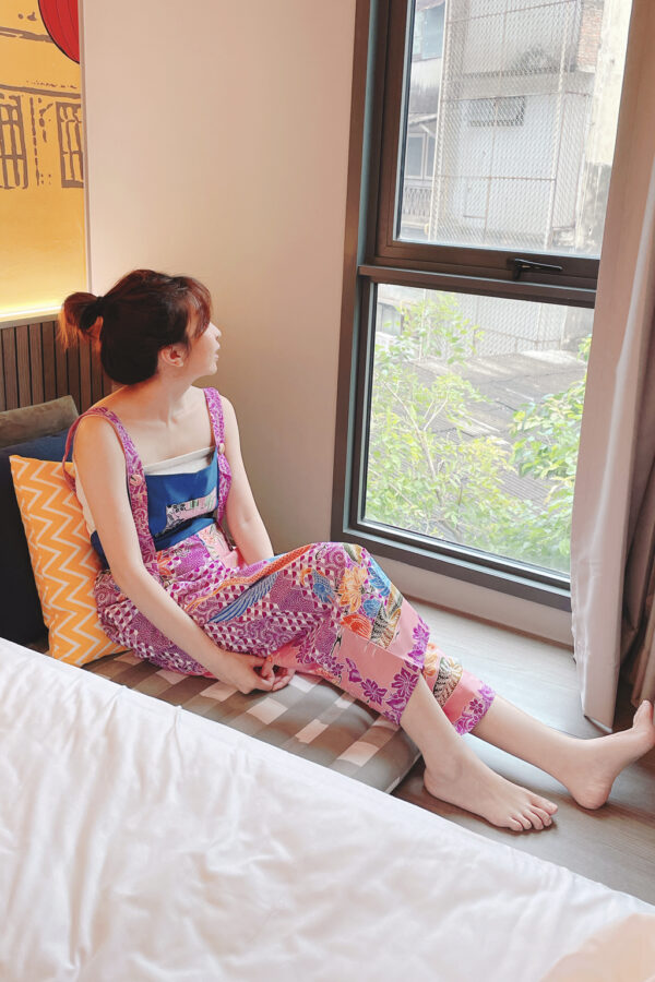 BATIK JUMPSUIT (PEACH)